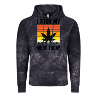 Cloud Black i took my meds today Vintage Hoodie - artisFamous