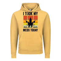 Vintage Mustard i took my meds today Vintage Hoodie - artisFamous