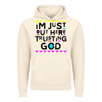Vintage Artic i'm just out here trusting god Vintage Hoodie - artisFamous