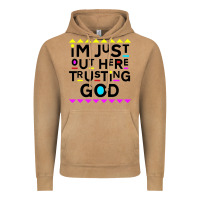 Vintage Camel i'm just out here trusting god Vintage Hoodie - artisFamous