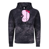 Cloud Black hello kidney Vintage Hoodie - artisFamous