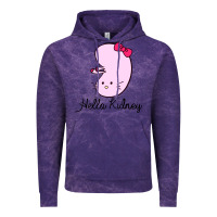 Cloud Purple hello kidney Vintage Hoodie - artisFamous
