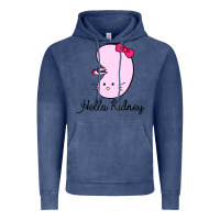 Vintage Denim hello kidney Vintage Hoodie - artisFamous
