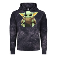 Cloud Black baby yoda Vintage Hoodie - artisFamous