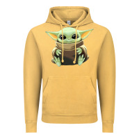 Vintage Mustard baby yoda Vintage Hoodie - artisFamous