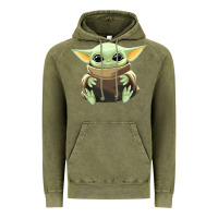 Vintage Olive baby yoda Vintage Hoodie - artisFamous