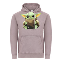 Vintage Zinc baby yoda Vintage Hoodie - artisFamous