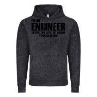 Vintage Black i'm an engineering Vintage Hoodie - artisFamous