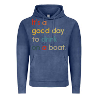 Vintage Denim it's a good day to drink on a boat Vintage Hoodie - artisFamous