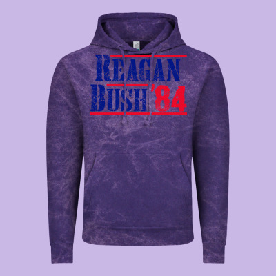 Reagan Bush '84 Vintage Hoodie Designed By Artisfamous