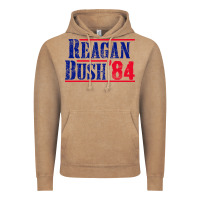 Vintage Coffee reagan bush '84 Vintage Hoodie - artisFamous
