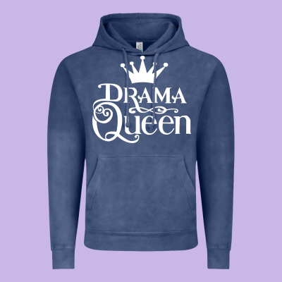 Drama Queen Vintage Hoodie Designed By Artisfamous