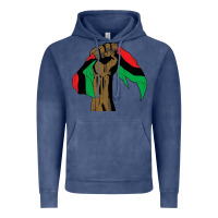 Vintage Denim black power african license Vintage Hoodie - artisFamous