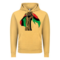 Vintage Mustard black power african license Vintage Hoodie - artisFamous