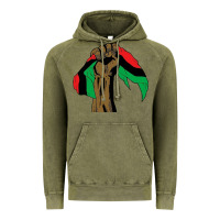 Vintage Olive black power african license Vintage Hoodie - artisFamous