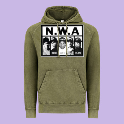 N.w.a Californian Hip Hop Group N.w.a Vintage Hoodie Designed By Artisfamous