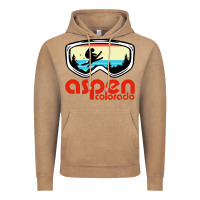 Vintage Coffee aspen colorado ski mountain skiing retro vacation Vintage Hoodie - artisFamous