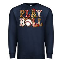 Navy baseball play ball Premium Sweatshirt - Jasminsmagicworld