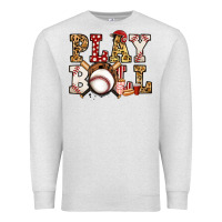 Oatmeal Heather baseball play ball Premium Sweatshirt - Jasminsmagicworld