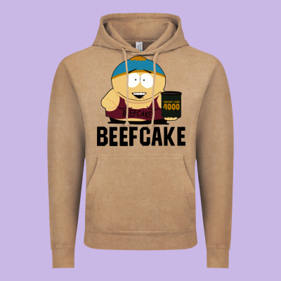 Beefcake Vintage Hoodie Designed By Artisfamous