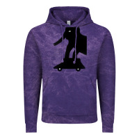 Cloud Purple Elephant Black To Stand On Your Car Vintage Hoodie - artisFamous