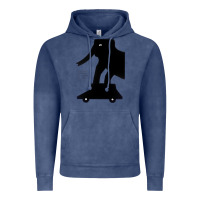 Vintage Denim Elephant Black To Stand On Your Car Vintage Hoodie - artisFamous
