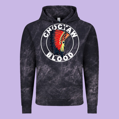 Choctaw Blood Vintage Hoodie Designed By Artisfamous