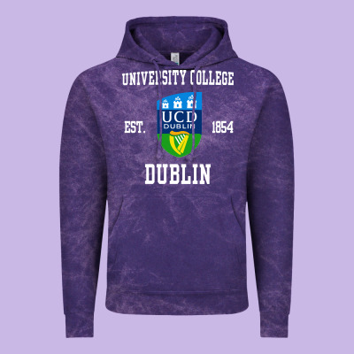 University College Dublin Vintage Hoodie Designed By Artisfamous