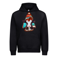 Black baby calf arrowhead Urban Hoodie - Jasminsmagicworld