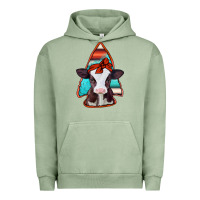Pigment Oil Green baby calf arrowhead Urban Hoodie - Jasminsmagicworld