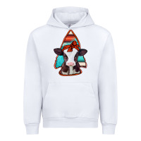 White baby calf arrowhead Urban Hoodie - Jasminsmagicworld