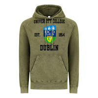 Vintage Olive university college dublin Vintage Hoodie - artisFamous