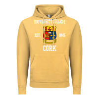 Vintage Mustard university college cork Vintage Hoodie - artisFamous
