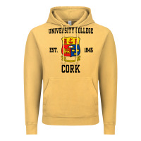 Vintage Mustard university college cork Vintage Hoodie - artisFamous