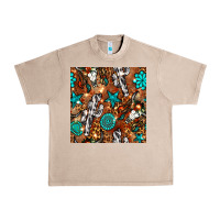 French Oak western gemstone aztec seamless pattern Urban Heavy Tee - BundleAndBundleShop