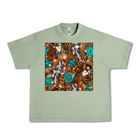 Oil Green western gemstone aztec seamless pattern Urban Heavy Tee - BundleAndBundleShop