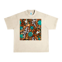 Sandshell western gemstone aztec seamless pattern Urban Heavy Tee - BundleAndBundleShop