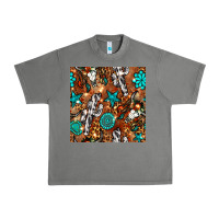 Tornado western gemstone aztec seamless pattern Urban Heavy Tee - BundleAndBundleShop