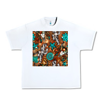 White western gemstone aztec seamless pattern Urban Heavy Tee - BundleAndBundleShop