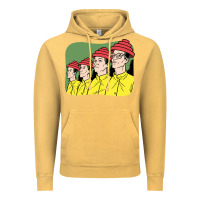 Vintage Mustard Devo Vintage Hoodie - artisFamous