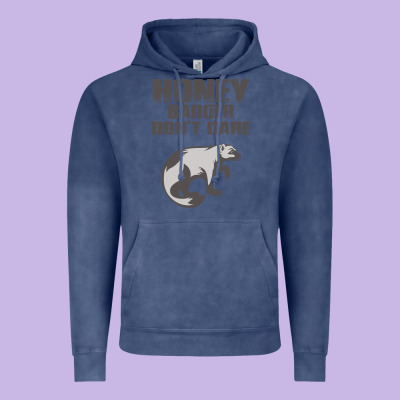 Honey Badger Dont Care Vintage Hoodie Designed By Artisfamous
