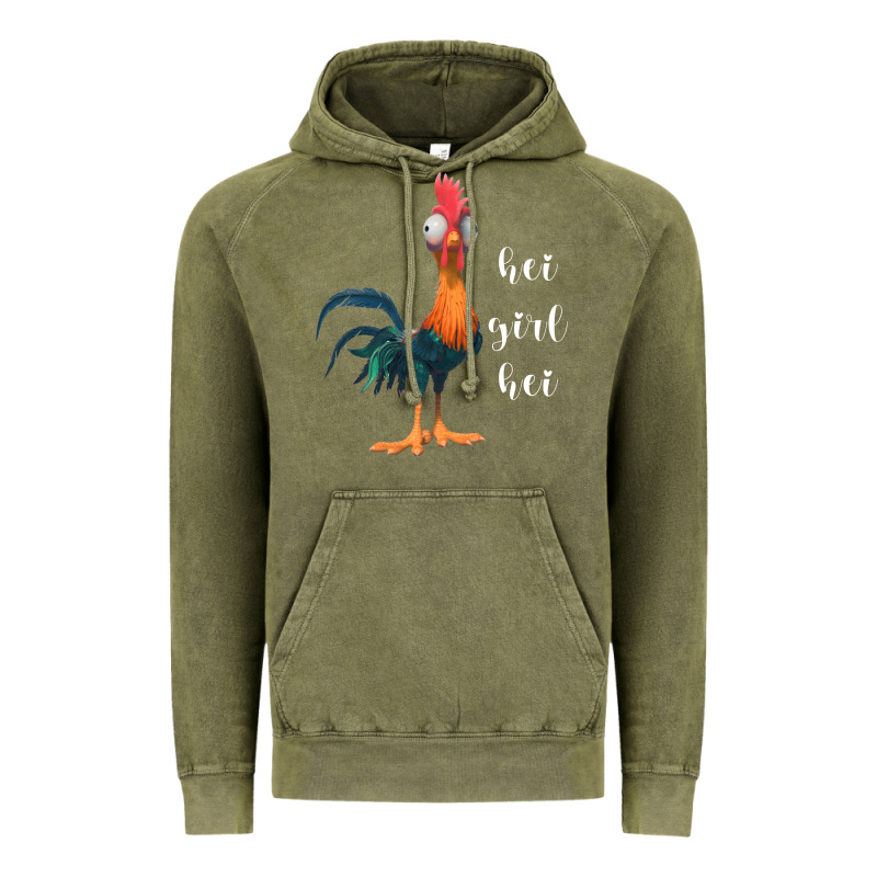 Hei Girl Vintage Hoodie by artisFamous | Teevron