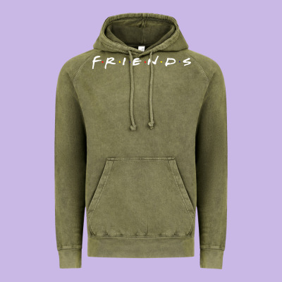 Friends Vintage Hoodie Designed By Artisfamous