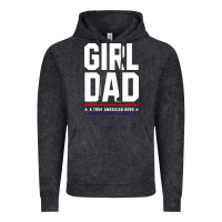 Vintage Black Girl Dad A True American Hero - Fathers Day Gift Vintage Hoodie - artisFamous