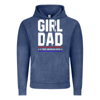 Vintage Denim Girl Dad A True American Hero - Fathers Day Gift Vintage Hoodie - artisFamous