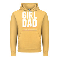 Vintage Mustard Girl Dad A True American Hero - Fathers Day Gift Vintage Hoodie - artisFamous