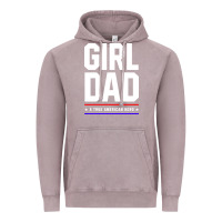 Vintage Zinc Girl Dad A True American Hero - Fathers Day Gift Vintage Hoodie - artisFamous