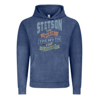 Vintage Denim Stetson Personalized Name Birthday Gift Vintage Hoodie - artisFamous