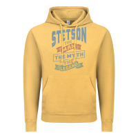 Vintage Mustard Stetson Personalized Name Birthday Gift Vintage Hoodie - artisFamous