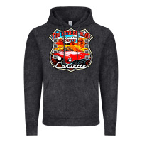 Vintage Black CLASSIC CARS ROUTE 66 Vintage Hoodie - artisFamous